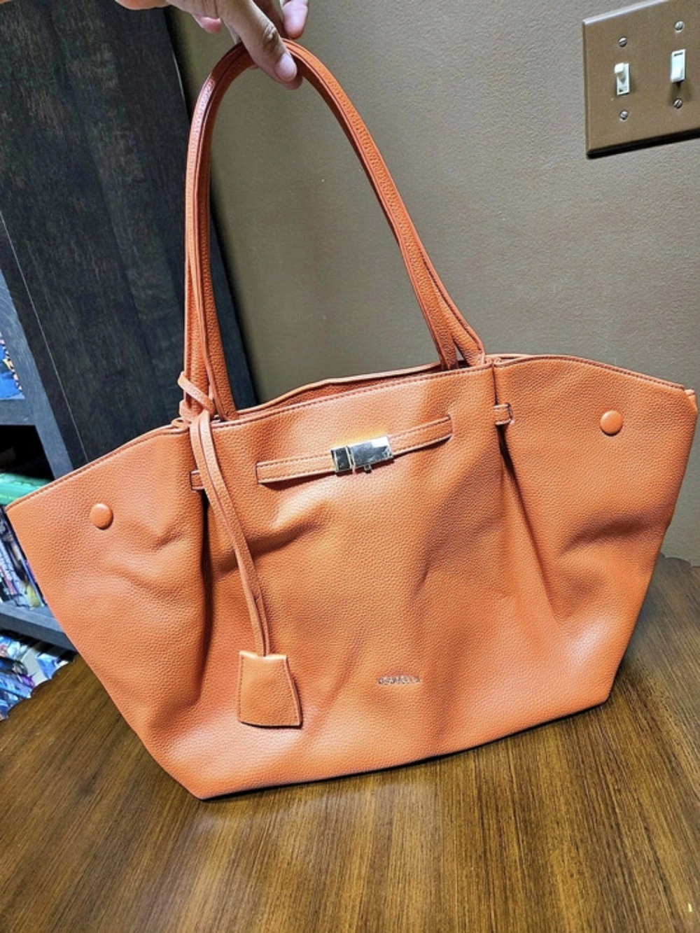 Newbella Tote Bag in Orange